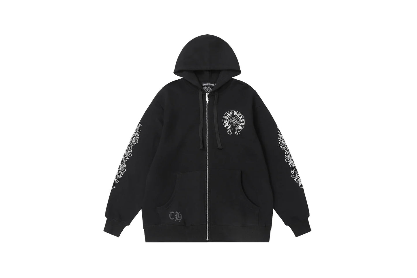 Chrome Hearts Zip Up Hoodie 8515