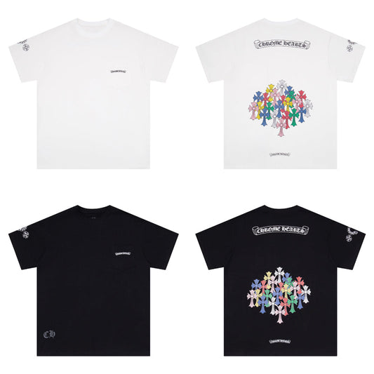 Chrome Hearts マルチカラークロス Tシャツ K6052 