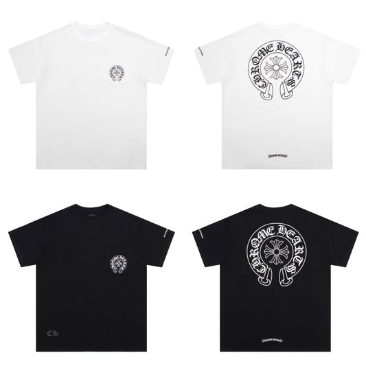 Chrome Hearts ホースシューロゴ ポケットTシャツ K6013 